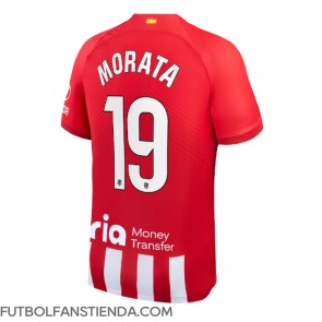 Atletico Madrid Alvaro Morata #19 Primera Equipación 2023-24 Manga Corta